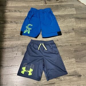 Under Armour Boys' Velocity Tech & Prototype Logo Shorts Bundle Size Lg (14-16)